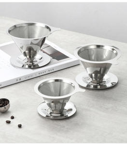 Gotero de Café Portátil de Acero Inoxidable de 115 mm de Diámetro con Soporte y Logo Personalizable <span class=keywords><strong>para</strong></span> Filtro de Café - Product Image 6