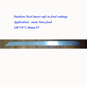 Lames de <span class=keywords><strong>scie</strong></span> alternative industrielles OEM pour la découpe de <span class=keywords><strong>viande</strong></span>, en acier inoxydable, longueur 12 pouces - Product Image 2