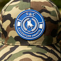 Insignia Termoadhesiva Personalizada de PVC Suave con Letras Inglesas en 3D para Mochilas, Gorras y Prendas