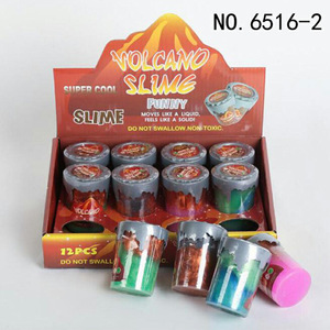 Nuevo Modelo Slime Little Volcano, Slime Cristalizado Perlado de Dos Tonos para Aliviar el Estrés y Diversión Interactiva, Juguetes DIY - Product Image 6