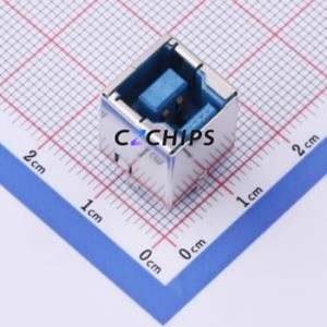 HC-ST-030-10B-L-Z-30-R USB Connector Through hole Component (THT) Connector Type-B Female Through Hole 9P - Product Image 1