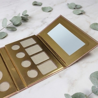 Boîte d'emballage personnalisée de luxe pour palette de fards à paupières, boîte en papier cosmétique avec impression de logo