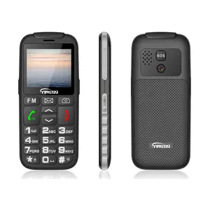 2.2 inch screen Big Fonts SOS Keypad mobile phone with cradle charger 2G GSM Senior cell phone Type C charging port