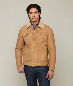 Veste de camionneur pour homme, veste de pilote <span class=keywords><strong>RAF</strong></span>, veste de <span class=keywords><strong>bombardier</strong></span> B3, veste en polyester, fourrure, cuir artificiel brun - Product Image 5
