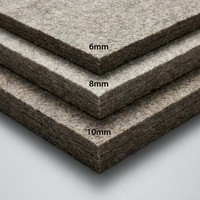 Rouleau de feutre de laine industriel gris naturel et blanc pour le polissage et le nettoyage, directement de l'usine