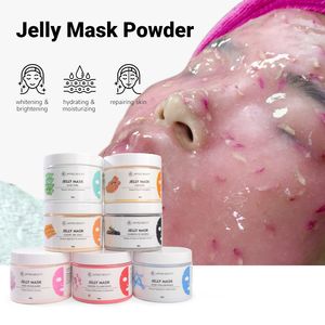 JMFREE OEM/ODM 200g maschera di gelatina di collagene maschera di cristallo in polvere Anti invecchiamento 24K oro rosa Aloe Curcuma viso gelatina maschera in polvere - Product Image 2