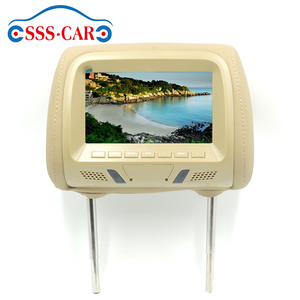 Moniteur d'appui-tête de <span class=keywords><strong>voiture</strong></span> 7 pouces avec lecteur <span class=keywords><strong>DVD</strong></span> et housses d'appui-tête - Product Image 2