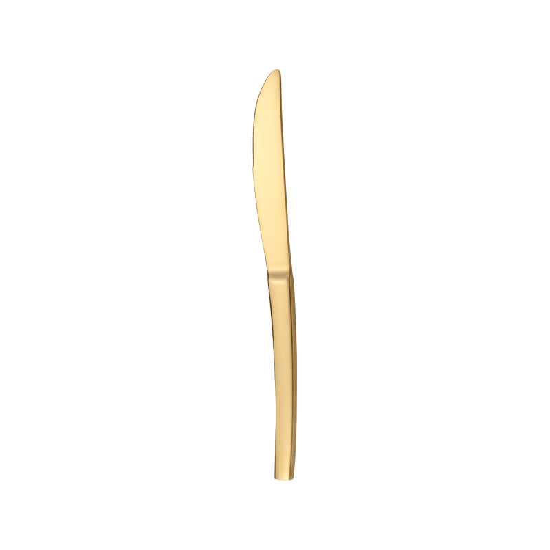 Gold dinner knife