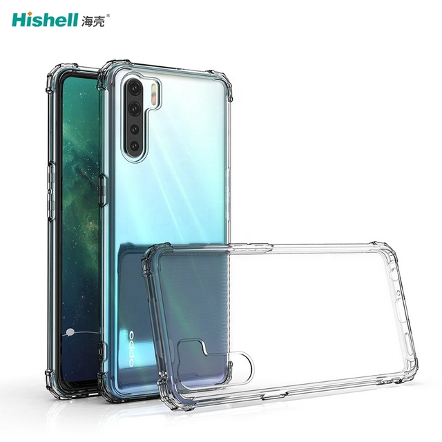 Four Corner Drop Resistant Clear Soft TPU Shockproof Anti UV Grand IV Mobile Cell Phone Case Cover for Oppo A91