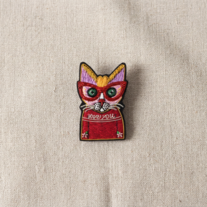 DISEÑO DE GATO INSIGNIA BORDADA EN SEDA - Product Image 2