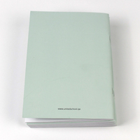 Cahier d'exercices pour étudiants, format A4, ligné horizontalement, papier offset, avec film de protection souple, multi-sujets, journal de poche pour l'école
