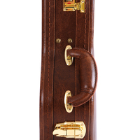 Étui rigide pour guitare en bois avec éponge de 20 mm en cuir PVC personnalisé WC15-LP pour orgue électronique et guitare, résistant aux chocs et imperméable