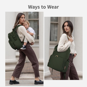 Bolsa <span class=keywords><strong>de</strong></span> Pañales <span class=keywords><strong>de</strong></span> Gran Capacidad para Maternidad, Impermeable, <span class=keywords><strong>de</strong></span> Neopreno, Portátil, Mochila <span class=keywords><strong>de</strong></span> Viaje para Mamá y Bebé - Product Image 4