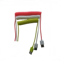 Câble USB 1.5 personnalisé, bobine en spirale, 2.0 m