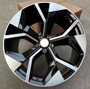 Ruedas Nuevas SRX para Automóviles de Pasajeros, 20" 22", Aleación de Aluminio, 5 Orificios, 5x112, 40 mm ET, para Audi Q8, Acabado Negro, Diseño Multirradio - Product Image 6