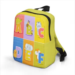 Mini Toddler Kid Backpack School Chest Strap 3D Cartoon Squirrel Kindergarten School Bag for Little Girl Boy Ages