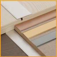 Paduan aluminium Strip datar Titanium garis dekoratif lantai Strip logam Flat Strip dinding latar belakang dengan pola tabung