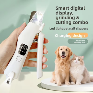 Coupe-ongles 2-en-1 pour chien avec lumières LED pour chiens et chats de petite, moyenne et grande taille, coupe-ongles rechargeable par USB pour animaux de compagnie - Product Image 2