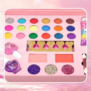 Juego de Maquillaje de Juguete 29 en 1, Juego de Cosméticos Lavables No Tóxicos para Niñas, Juego de Maquillaje Real para Niñas - Product Image 3