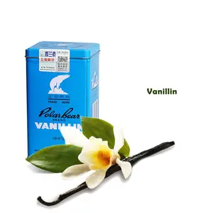 Bán nóng bột tinh thể Vanillin với CAS 121 99.5% Vanillin/4-hydroxy-3-methoxybenzaldehyd