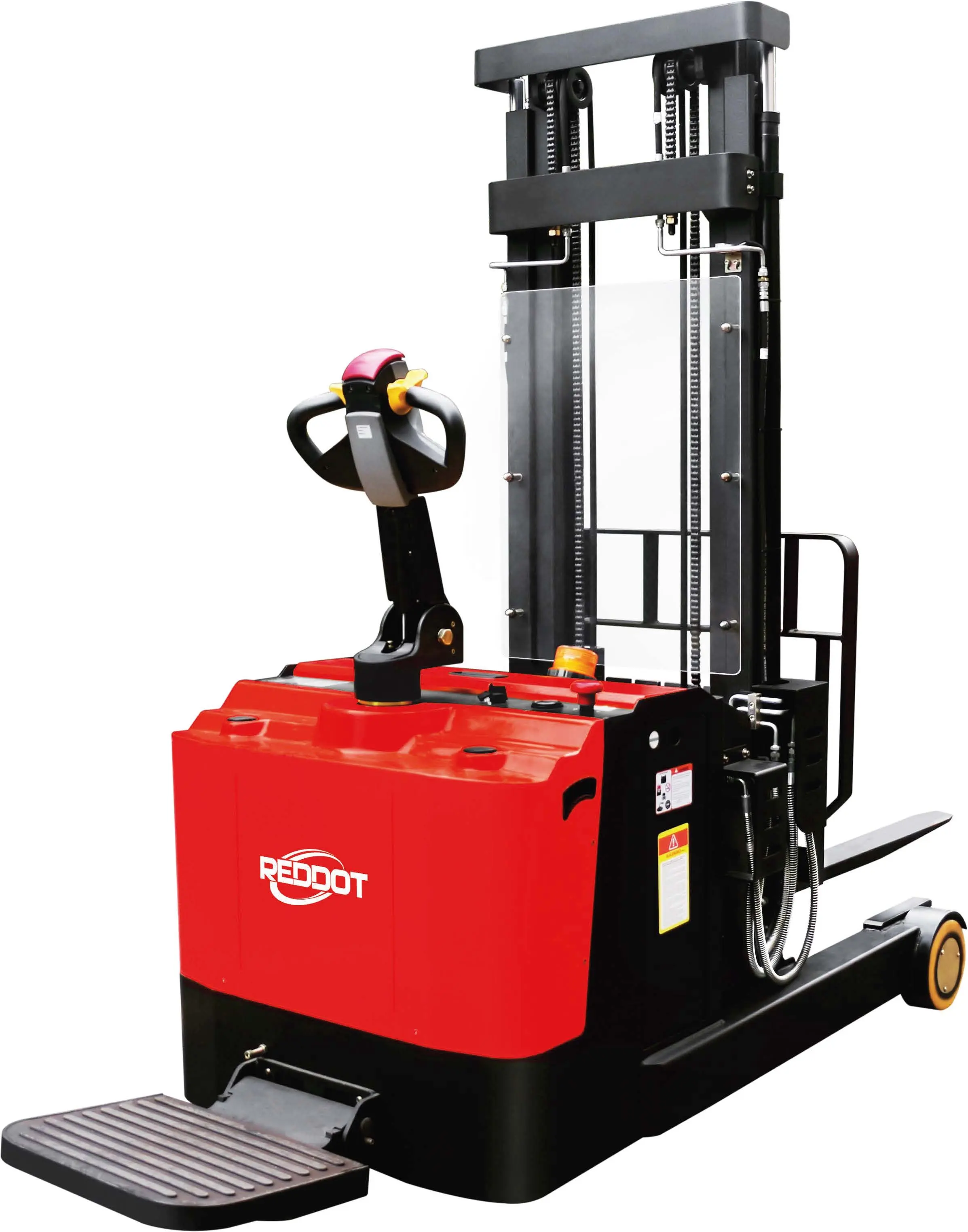 REDDOT low noise great quality 1.2-2 ton EPS Electric Power Steering container reach truck pallet jack stacker