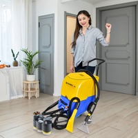 Extracteur de vapeur électrique professionnel EB-400S, 2800W, forte aspiration, 180° de vapeur, pour le nettoyage commercial des tapis et des intérieurs de voitures