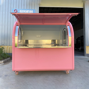 Cheap Boba Beverage Ball Shape Outdoor Street Apple Green American Food Kiosk - Product Image 1