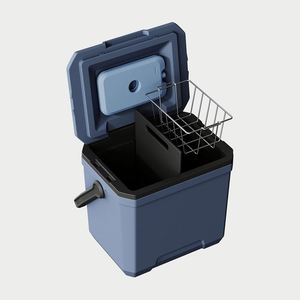Custom Modern Portable 18L PP Plastic Wheeled <b>Ice</b> <b>Cooler</b> with Handle Pull Rod for Outdoor Picnic Food & Cans - Product Image 4