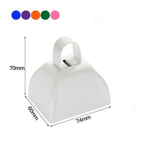 Metal Cowbells Animal Grazing <b>Bells</b> <b>Cow</b> <b>Bells</b> Noise Makers Decorative Cowbells Sporting Events Cheering <b>Bells</b> Team - Product Image 4