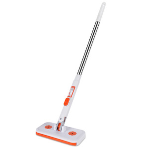 Mini <b>Flat</b> <b>Mop</b> Automatic Cloth Clamping Rectangular Dust <b>Mop</b> For Bathroom Wall Cleaning - Product Image 2