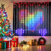400LED de Noël Smart RGB Pixel Adressable Rideau Lumières App Programmable LED Fée DIY Rideau Lumières