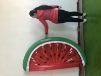 Piscine gonflable, grande taille 180x90cm, demi-pastèque, pour adulte, vente directe d'usine, en promotion