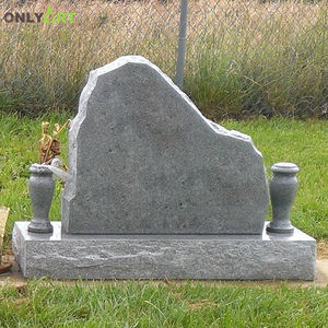 Monument et pierre tombale en marbre noir de granit <span class=keywords><strong>funéraire</strong></span> extérieur - Product Image 5