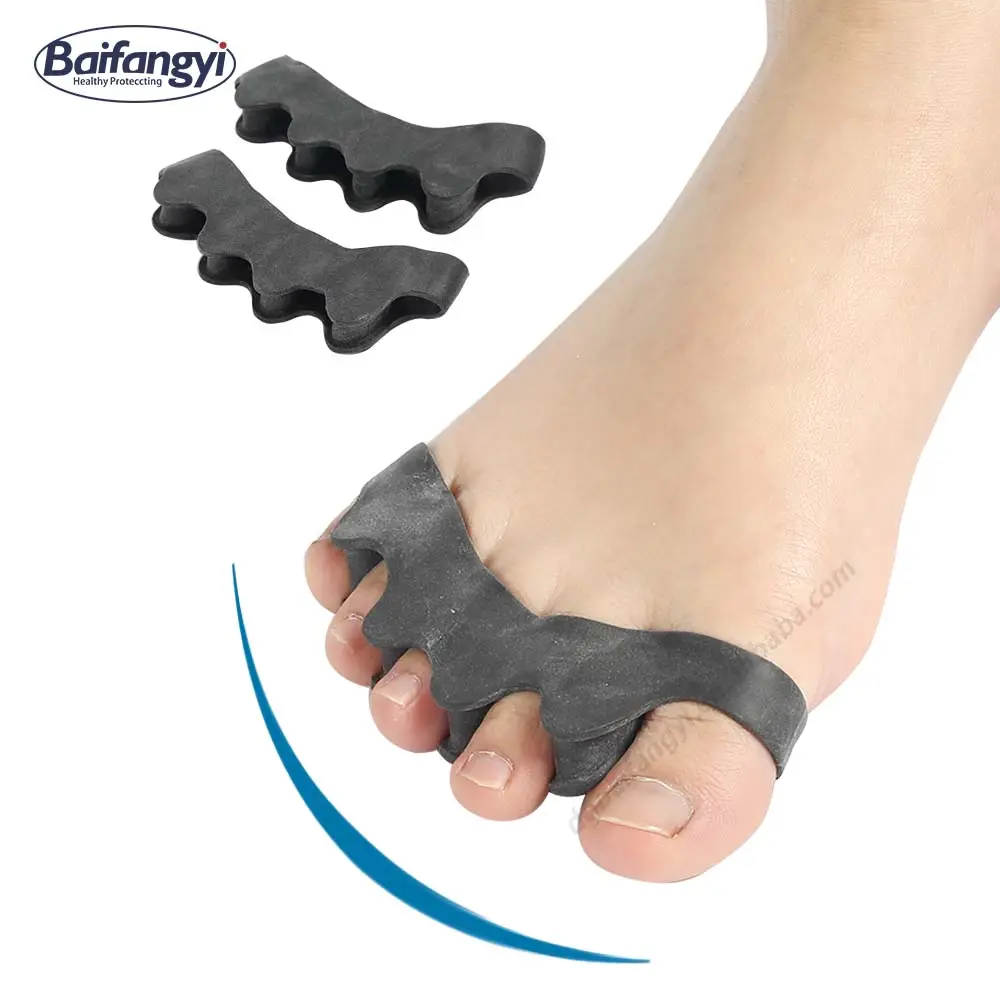 Séparateur d'orteils en Gel de Silicone, protection des pieds, séparation des orteils