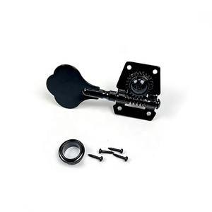 סט מקלטי כיוון פתוחים שחור 4R או 4L לגיטרה, מפתחות כיוון לגיטרה, ראשי מכונה לבס חשמלי למכירה - Product Image 3