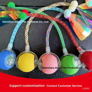 Jouets pour chats qui sautent pour l'auto-divertissement, matériau PC + gel de silice, jouet de balle automatique durable pour <span class=keywords><strong>chat</strong></span> - Product Image 6