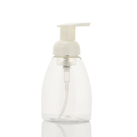 Emballage cosmétique de luxe en plastique pour flacon pompe à mousse PET blanc 5oz, savon liquide, impression sérigraphique, rond, Maytour MF103
