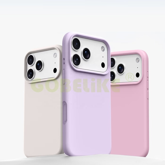 Luxury Liquid Silicone Phone Case for Apple iPhone 17 13 14 15 16 Pro Max Cases for iPhone 16 Plus
