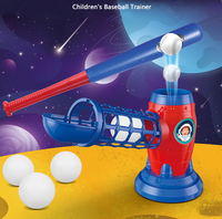 Ensemble de Baseball électrique amusant pour enfants lanceur de balles jouet lanceur de lanceur de balles avec batte télécommandée