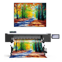 Impresora Eco Solvente de 1.6M, Nueva Actualización, Mejor Rendimiento, Plotter de Inyección de Tinta Eco Solvente de Gran Formato