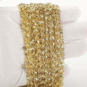 Prix de gros en vrac Bijoux en acier inoxydable plaqué or plat ovale câble en forme de O Designs Collier Chaîne <span class=keywords><strong>pour</strong></span> femmes ou hommes - Product Image 2