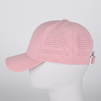 Casquette de sport perforée à séchage rapide, logo personnalisé, légère, respirante, haute qualité, pour course à pied et golf, vente en gros
