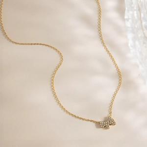 قلادة على شكل كلب من الفولاذ المقاوم للصدأ مع الزركون - قلادة أنيقة للنساء، هدية لمحبي الحيوانات الأليفة - Product Image 4