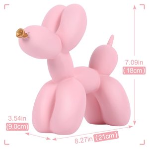 Sculpture de chien ballon créative Art <span class=keywords><strong>déco</strong></span> Décoration moderne de la maison Ornements d'art animaliers <span class=keywords><strong>tendance</strong></span> Collection Figurine <span class=keywords><strong>Chambre</strong></span> Salon - Product Image 5
