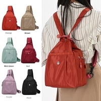 Sac à dos antivol 2026 pour femme, sac de poitrine bandoulière multifonctionnel, sac à bandoulière décontracté minimaliste pour voyage et sécurité