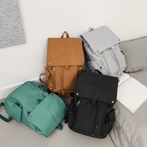 Sac à dos scolaire à clapet uni personnalisé pour étudiants du collège et du lycée, fermeture en polyester Lini - Product Image 6
