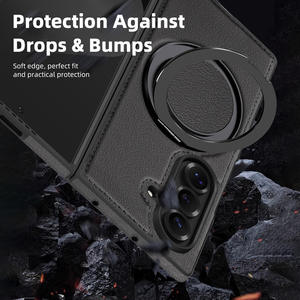 Cuir PU avec support de support d'anneau magnétique 360 étui de téléphone portable pour Samsung Galaxy <span class=keywords><strong>Z</strong></span> Fold 7 6 5 4 3/ <span class=keywords><strong>Z</strong></span> Flip 7 - Product Image 5