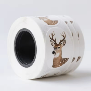 Outdoor UV Resist <b>Waterproof</b> Weatherproof Pvc Aesthetics Sticker Qr Code Sticker Custom Logo Die Cut Vinyl <b>Label</b> Stickers - Product Image 4