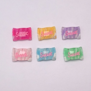 100 Pièces Nouveaux Adorables Bonbons en Résine Saint-Valentin Mini Bonbons Cabochons à Dos Plat pour Scrapbooking DIY et Accessoires d'Embellissement pour Slime - Product Image 2