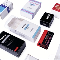Étiquettes et boîtes en papier de haute qualité pour flacons de 3 ml, 5 ml, 10 ml, ensemble de contenants de recharge personnalisés
